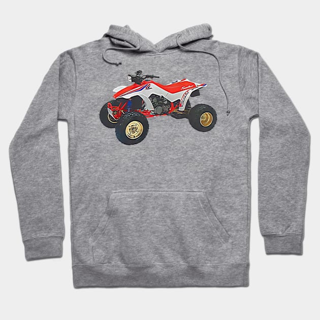 TRX 250R 1987 Hoodie by AdorableBadassRacing